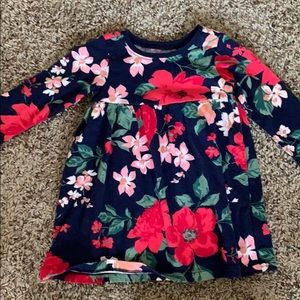 Floral infant cotton dress
